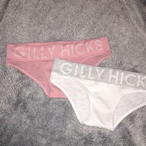 2 NWOT Gilly Hicks Cheeky Panties